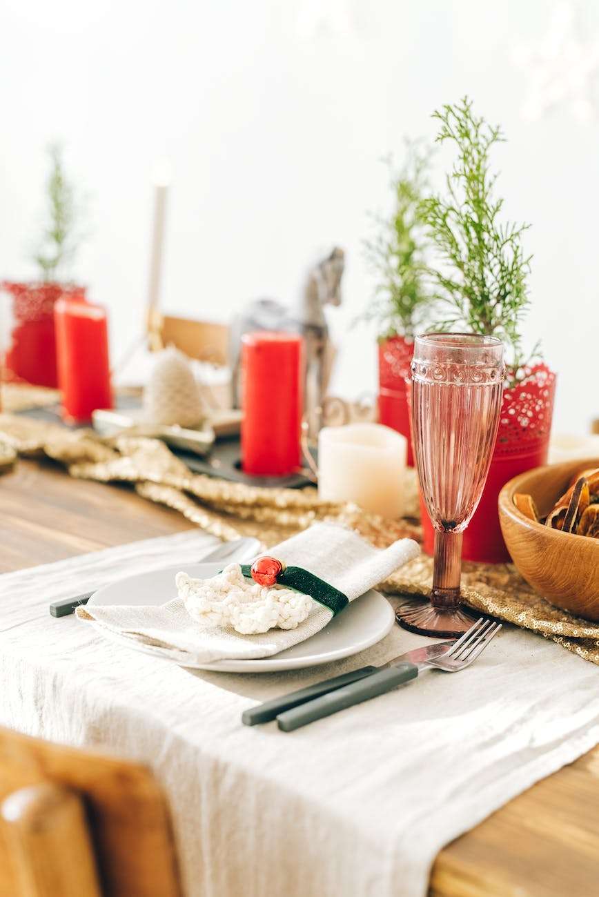 beautiful table decoration for event