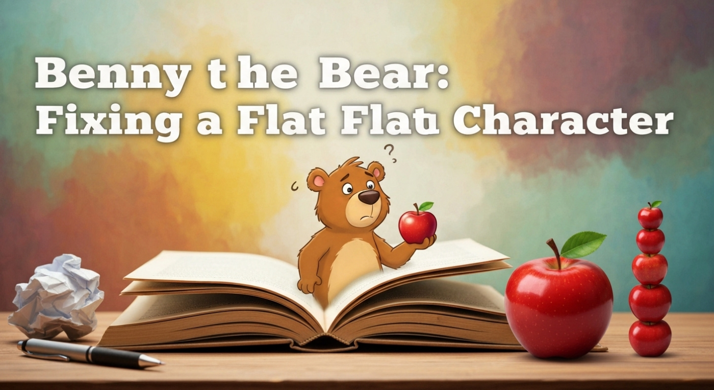 Aspiring Authors: Why My First Draft of “Benny the Bear” Failed (And How I Fixed His Character)