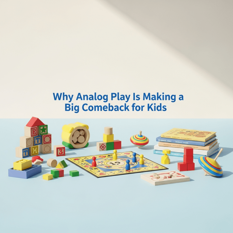 Why Analog Play Is Making a Big Comeback for Kids in 2026