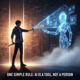 Start with One Simple Rule: AI Is a Tool, Not a Person