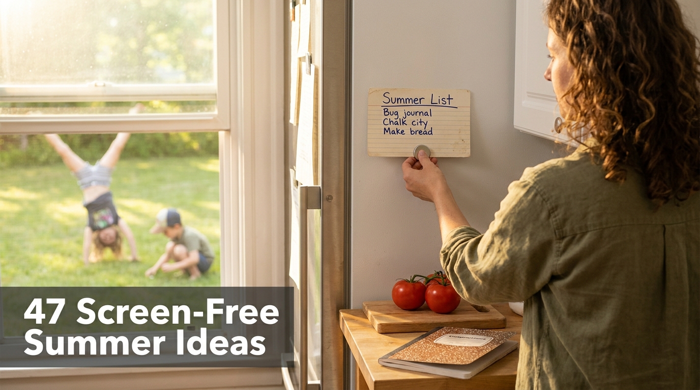 Summer Without Screens: 47 Real Activities That Actually Keep Kids Busy (2026 Edition)