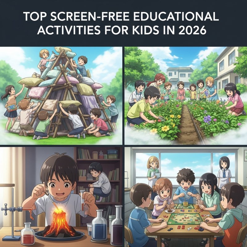 Top Screen-Free Educational Activities for Kids in 2026