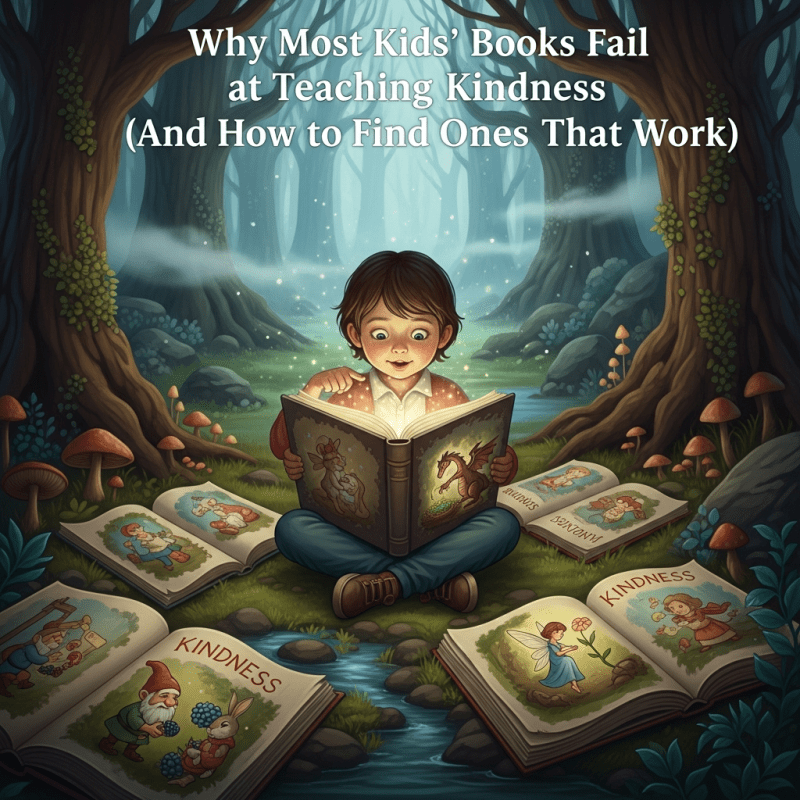 Why Most Kids’ Books Fail at Teaching Kindness (And How to Find Ones That Work)
