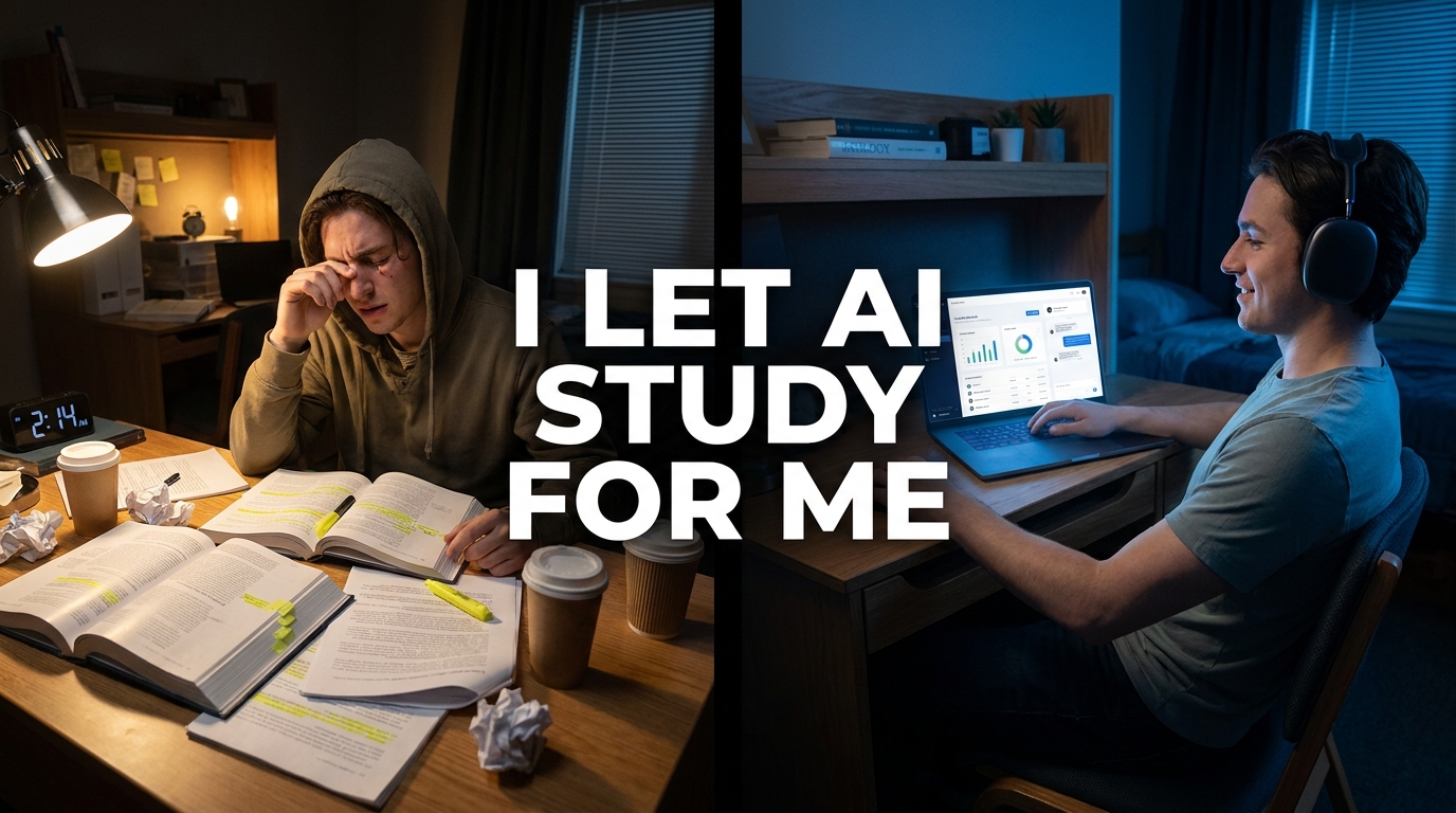 I Let AI Study For Me For A Week: The Brutal Truth About NotebookLM, ChatGPT, And Brainrot Revision